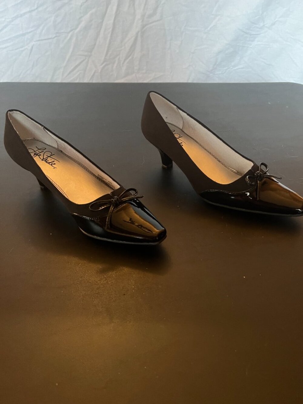 Life Stride Size 8.5M Black Heels